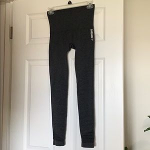 Gymshark grey high waisted seamless leggings small